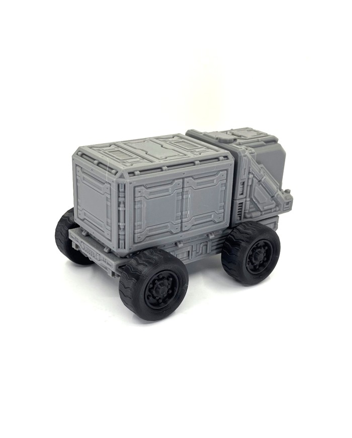 Small Grimdark Truck of District 0012 (2 axes) - B