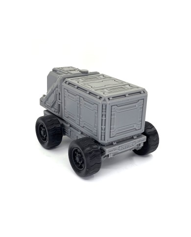 Small Grimdark Truck of District 0012 (2 axes) - B