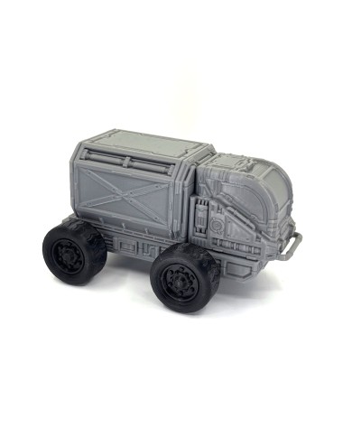 Small Grimdark Truck of District 0012 (2 axes) - C