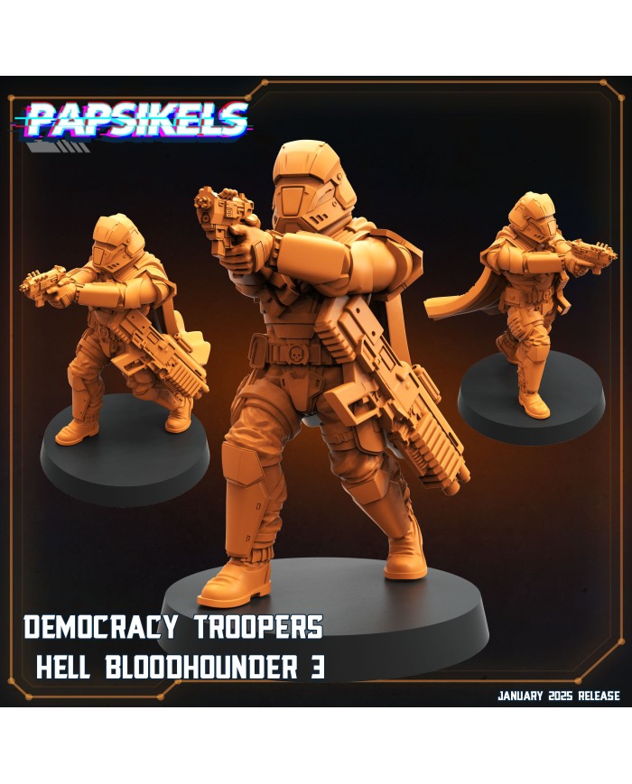 Democracy Troopers - Hell Bloodhounder - C - 1 Mini