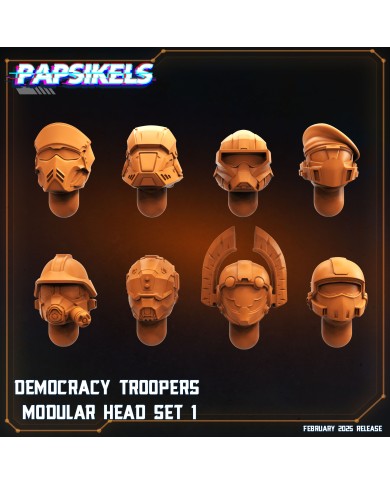 Democracy Troopers - Cabezas Modulares - Set 1