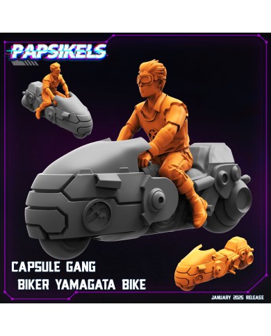 Capsule Gang Biker - Yamagata on Bike - 1 Mini