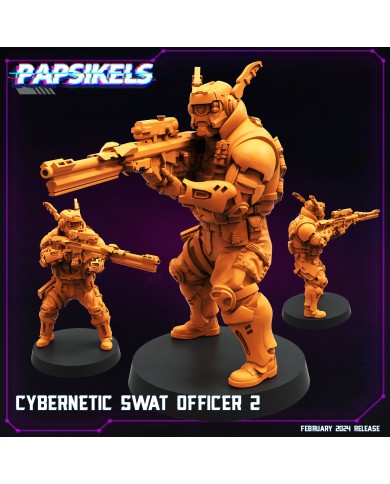 Cybernetic Swat Officer - B - 1 Mini