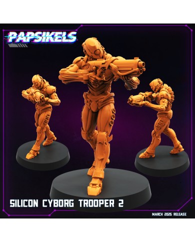 Silicon Cyborg Trooper - B - 1 Mini