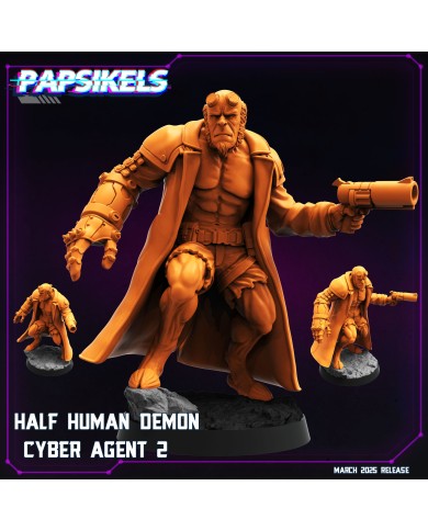 Half Human Demon Cyber Agent - B - 1 Mini