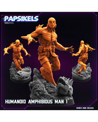 Humanoid Amphibious Man - A - 1 Mini