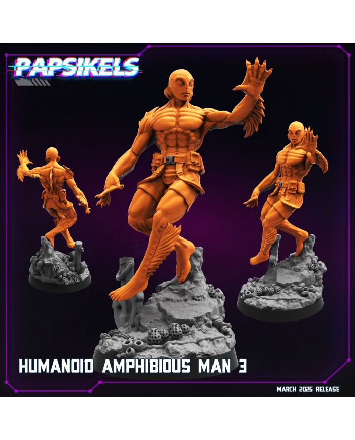 Humanoid Amphibious Man - C - 1 Mini