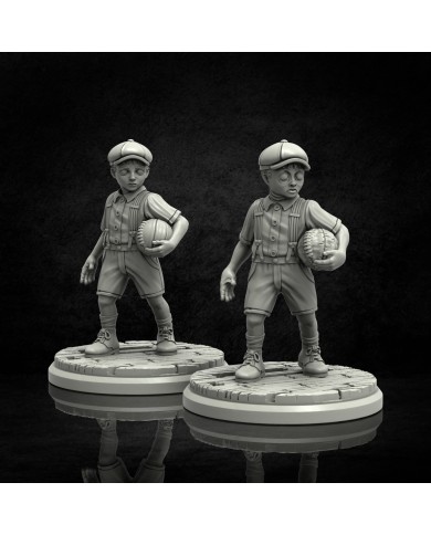 Children with Ball, Human and Hybrid - 2 minis