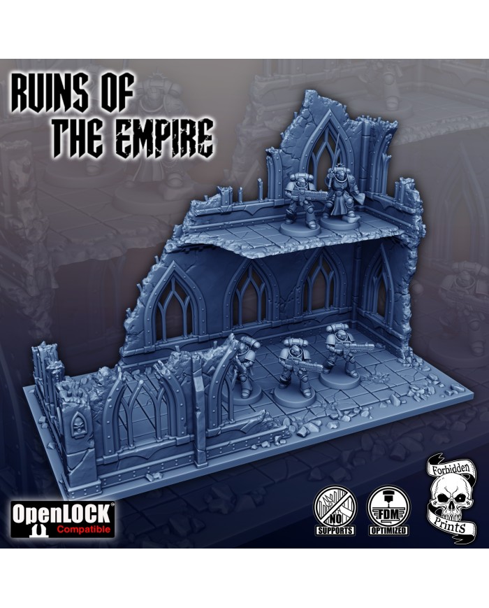 Ruins of the Empire (12"x6") - A