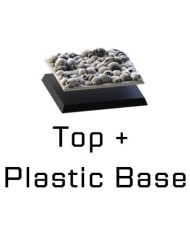 1 Graveyard Rectangular Base Top 50mmx100mm + Plastic Base (B)