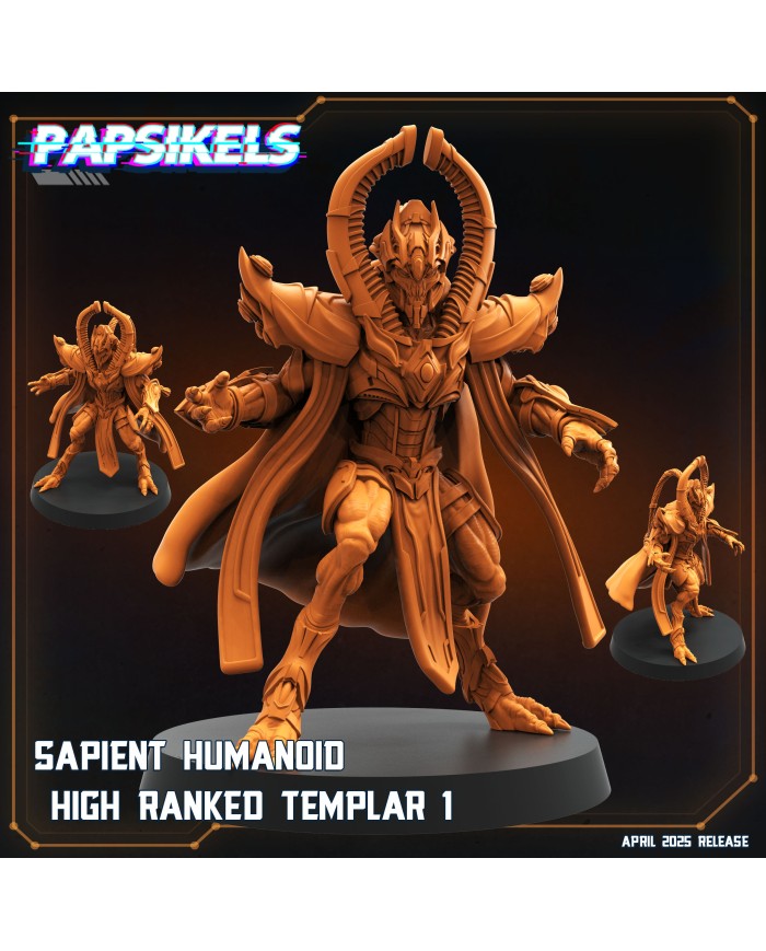Humanoide Inteligente Templario de Rango Alto - A|Papsikels Miniatures|Miniaturas Starcraft