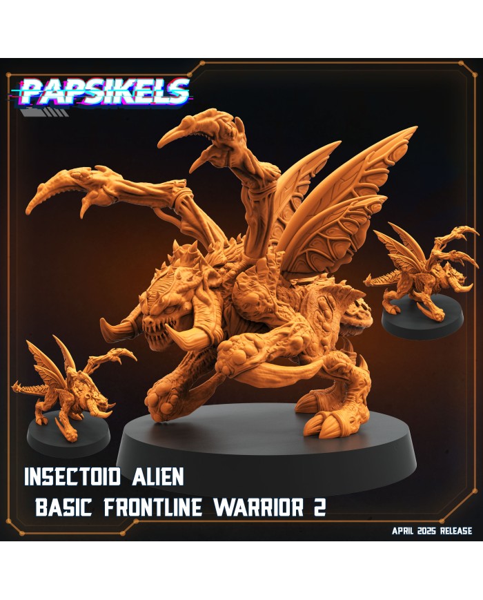 Insectoid Alien Basic Frontline Warrior 2