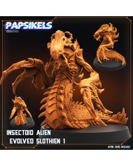 Insectoid Alien Evolved Slothiens 1|Papsikels Miniatures|Starcraft Miniatures