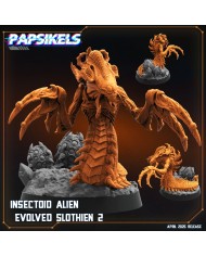 Insectoide Alienígena Evolucionado - B|Papsikels Miniatures|Miniaturas Starcraft