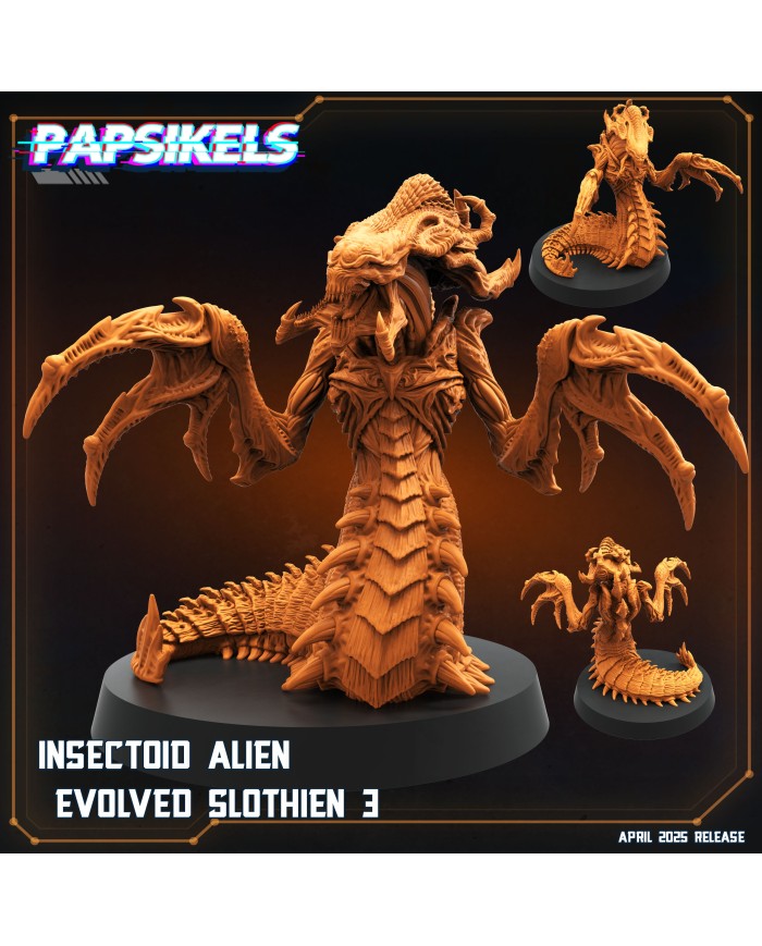 Insectoide Alienígena Evolucionado - C|Papsikels Miniatures|Miniaturas Starcraft