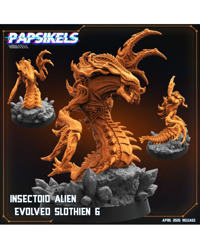 Insectoid Alien Evolved Slothiens 6|Papsikels Miniatures|Starcraft Miniatures
