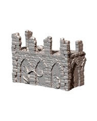 Abandoned Ruins in L-Shape (8"x4") - A