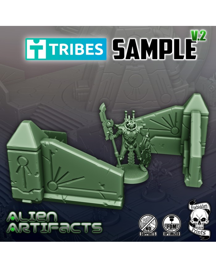 Alien Artifacts - Corner Barricades (x2)