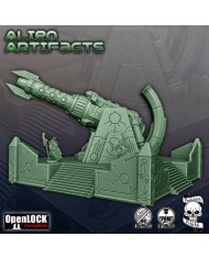 Artefactos Alienígenas - Cañón Láser Grande con Plataforma
