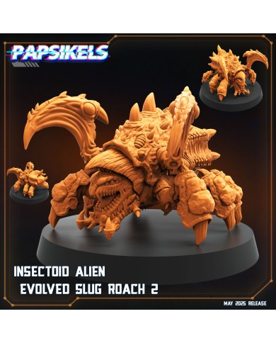 Insectoid Alien Evolved Slug Roach - B - 1 Mini