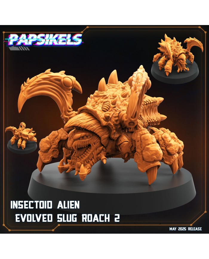 Insectoid Alien Evolved Slug Roach - B - 1 Mini