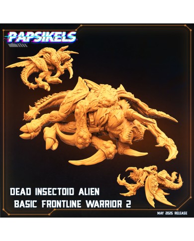 Dead Insectoid Alien Basic Frontline Warrior - B - 1 Mini