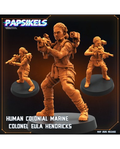 Marine Colonial Coronel Eula Hendricks - A - 1 Mini
