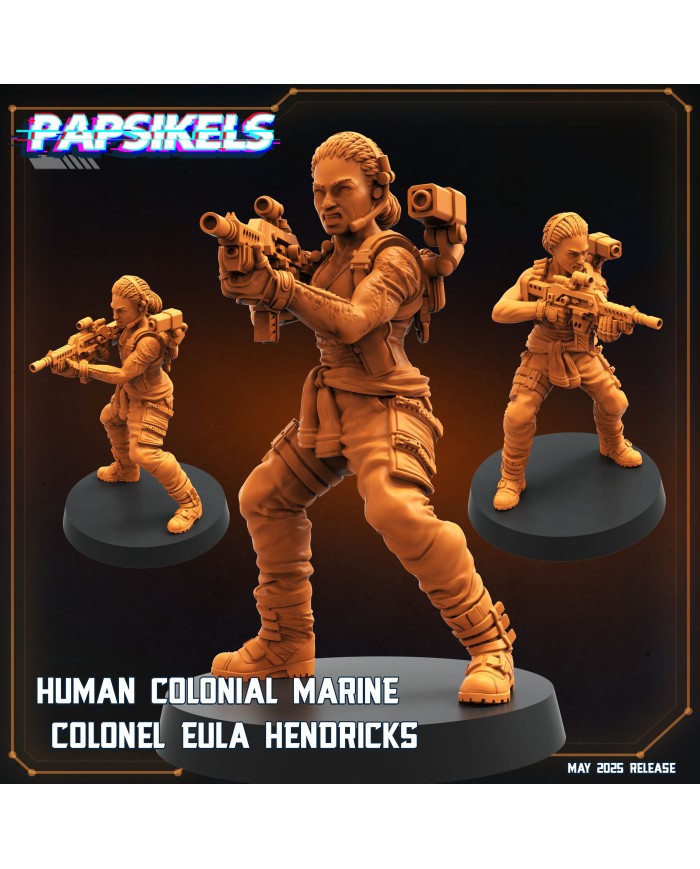 Marine Colonial Coronel Eula Hendricks - A - 1 Mini