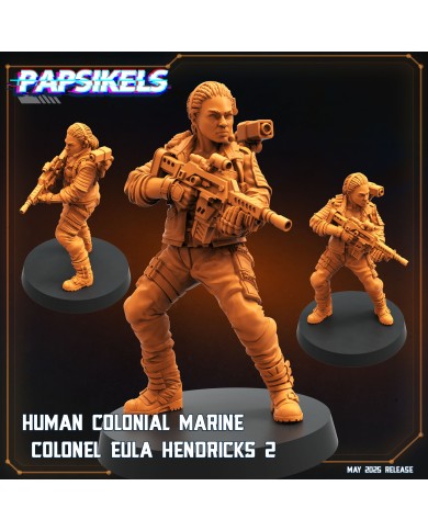 Marine Colonial Coronel Eula Hendricks - B - 1 Mini