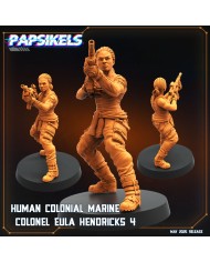 Human Colonial Marine Colonel Eula Hendricks - C - 1 Mini