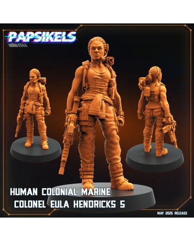 Marine Colonial Coronel Eula Hendricks - E - 1 Mini