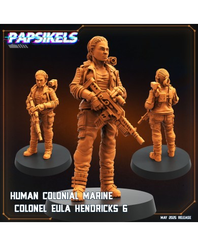 Marine Colonial Coronel Eula Hendricks - F - 1 Mini