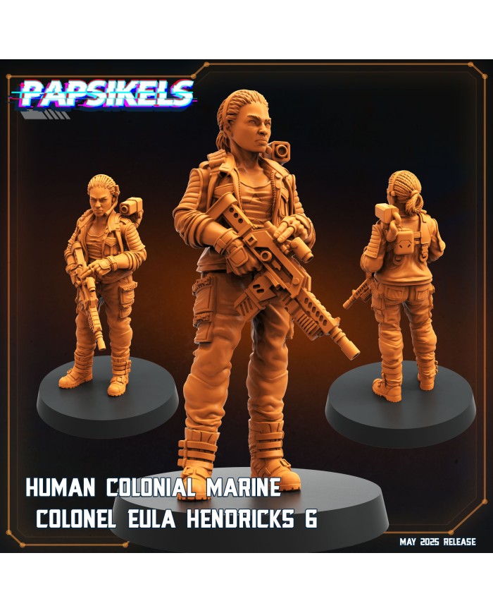 Marine Colonial Coronel Eula Hendricks - F - 1 Mini