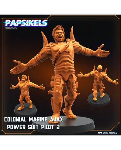Colonial Marine Ajax Power Suit Pilot - B - 1 Mini