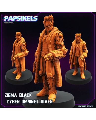 Zigma Black Cyber Omninet Diver - 1 Mini
