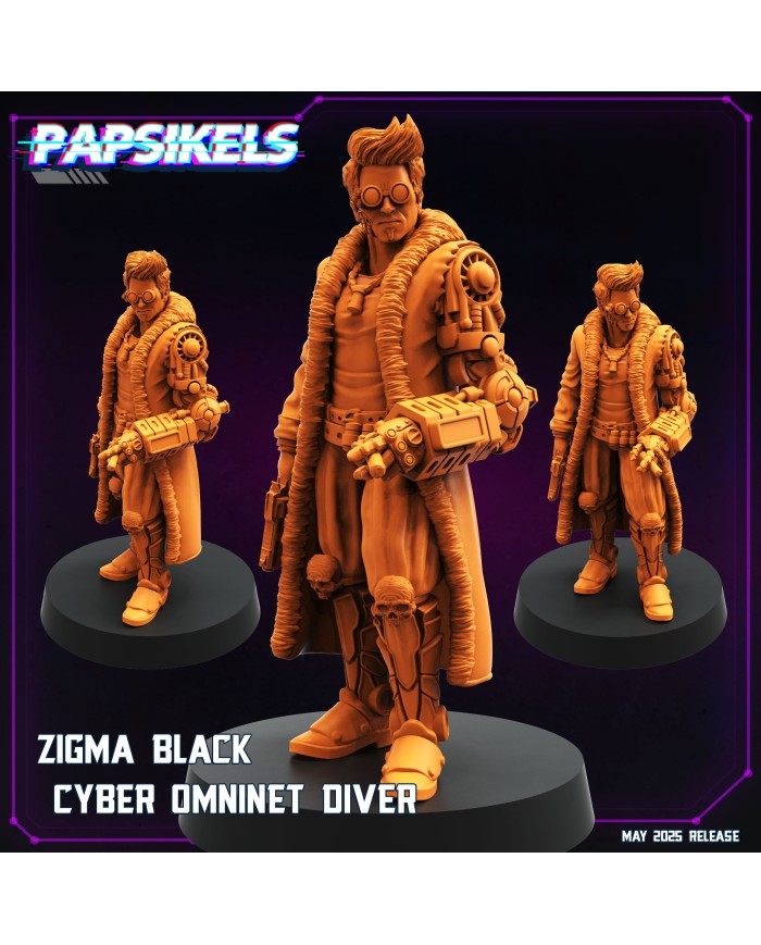 Zigma Black Cyber Omninet Diver - 1 Mini