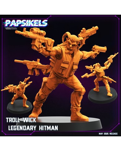 Troll Wick Legendary Hitman - 1 Mini