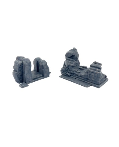 Removile Egyptian Temple Ruins - A