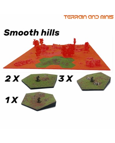 Hex Modular Smooth Hill Set
