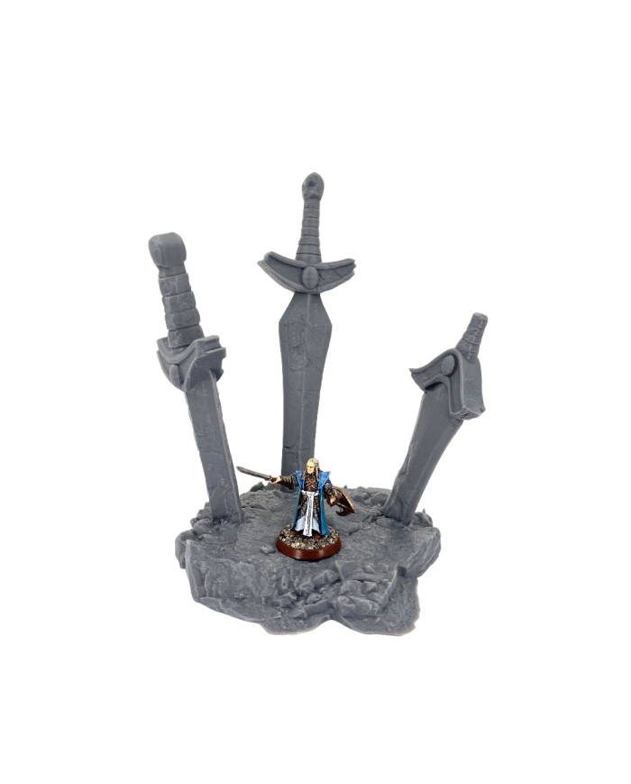 Mega Stone Swords Sculpture