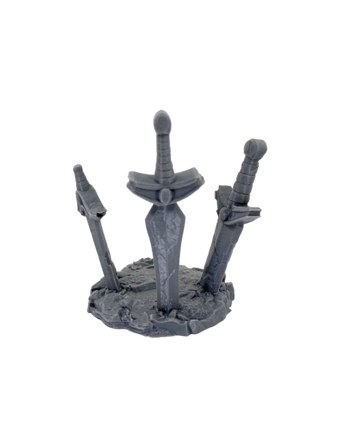 Mega Stone Swords Sculpture