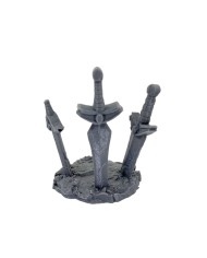 Mega Stone Swords Sculpture