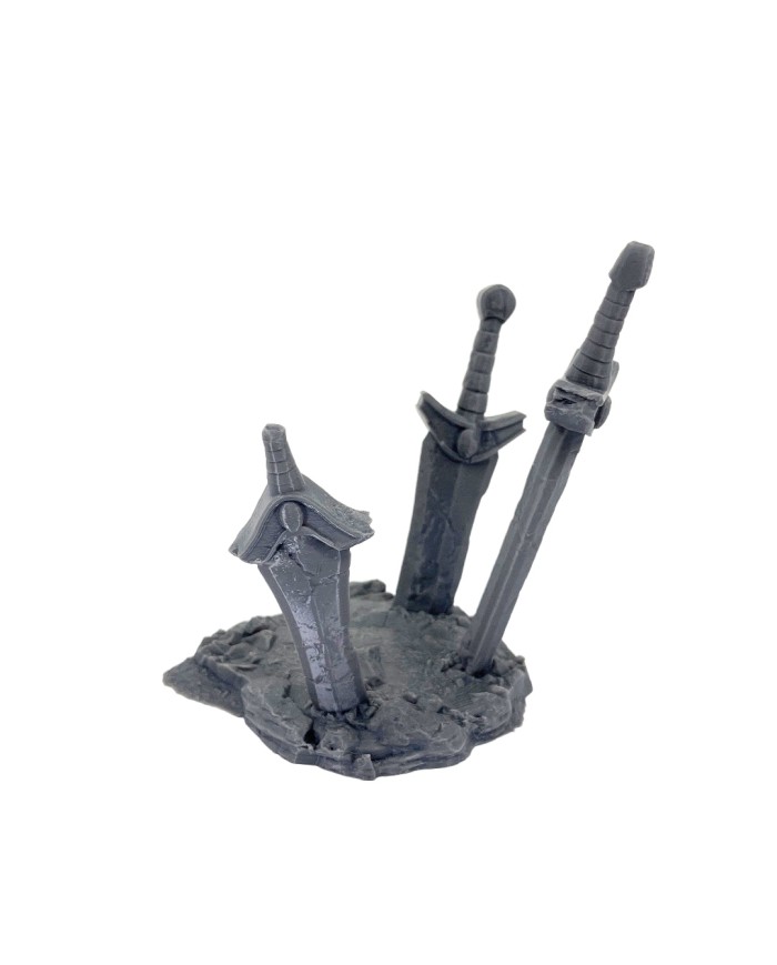 Mega Stone Swords Sculpture