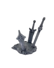 Mega Stone Swords Sculpture