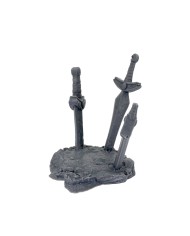 Mega Stone Swords Sculpture