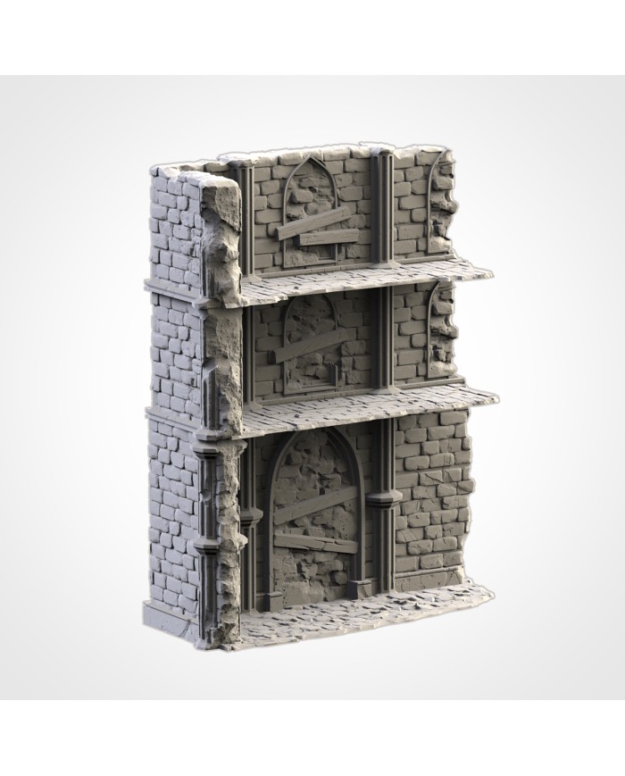 Temple Ruins (9"x4") - A
