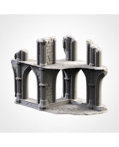 Temple Ruins (11"x5")