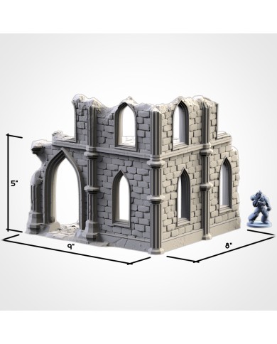 Ruinas del Templo (9"x8")