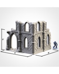 Temple Ruins (9"x4") - B