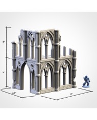 Grimdark Cathedral Ruins (8"x6,5") - A